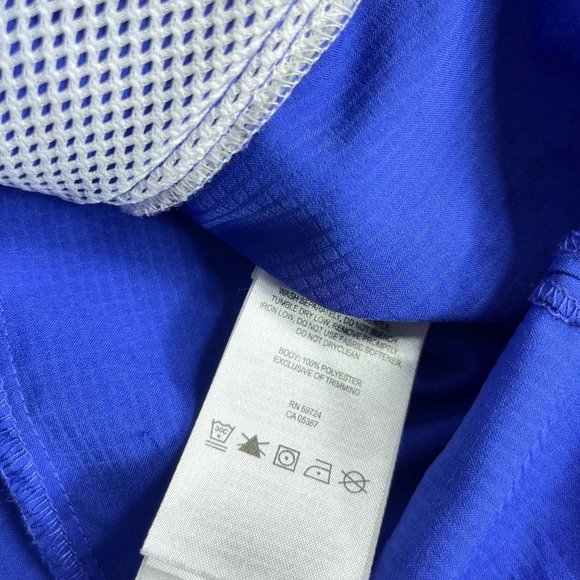 COLUMBIA Womens XL Blue Omni Shield SPF Performance Short Sleeve Button Up Shirt - Picture 9 of 13